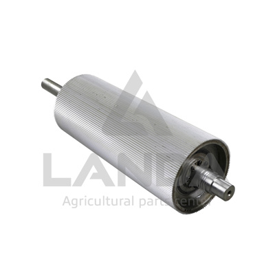 REAR CORN CRACKER ROLLER 125 TOOTH (CHROME PLATED)